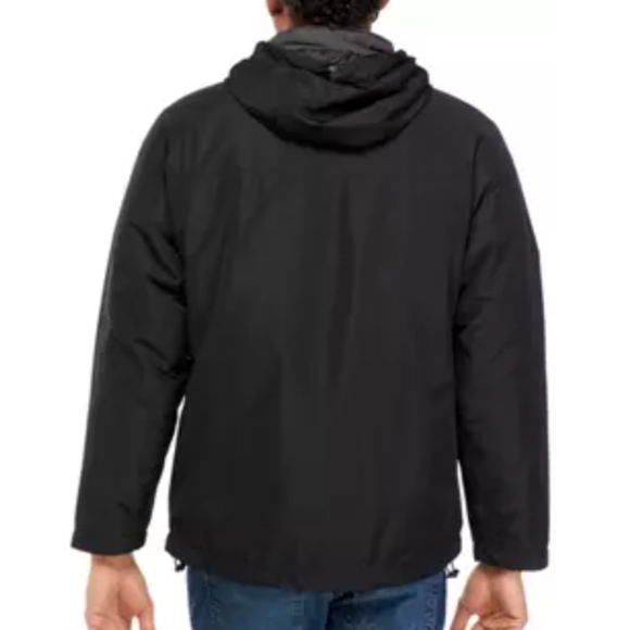 NWT IZOD 3-in-1 Tech System Jacket Black Men’s L Waterproof Windproof - Picture 3 of 16